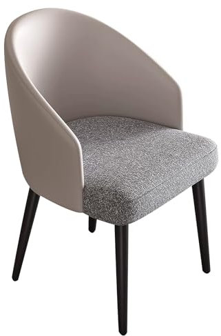LYXXJRYBHD Küchenstühle, Esszimmerstühle Mit Armlehnen, Moderner Akzentstuhl, Gepolsterte Esszimmerstühle, für Wohnzimmer, Schlafzimmer(Beige)