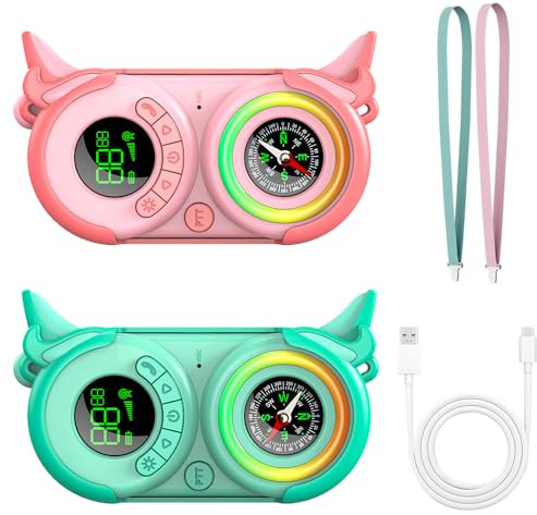 OBEST Walkie Talkie - Walkie Talkie con brújula, distancia de conversación de 3 km, adecuado para juegos al aire libre, camping, senderismo, cumpleaños, niños y niñas de 3 a 12
