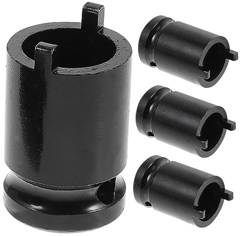NULYLU 4pcs Socket Angle Socket Wrenches Carbon Steel Wrench for Power Tools Angle