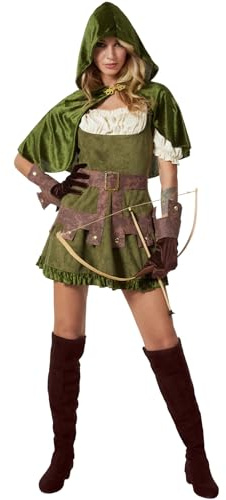 dressforfun Faschingskostüme Damen, Waldfee Kostüm Damen, Wald Elfen Kostüm, Mittelalter Kleidung Damen, Karneval Kostüm Damen, Damen Feen Kostüme für Erwachsene, Cosplay, Karnevalskostüm Damen
