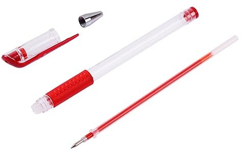 Lurrose 12St Gel-Kugelschreiber gelstifte gel schreibstifte gel ink pen kugleschreiber durchschreibepapier paper tig die bescherung kugelschreibermine gel roller pen ballpoint pen rot