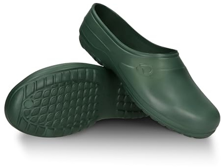 FUZZIO Femme F/Clogs_040_Z38 Chaussure de Pluie, Vert, 38 EU