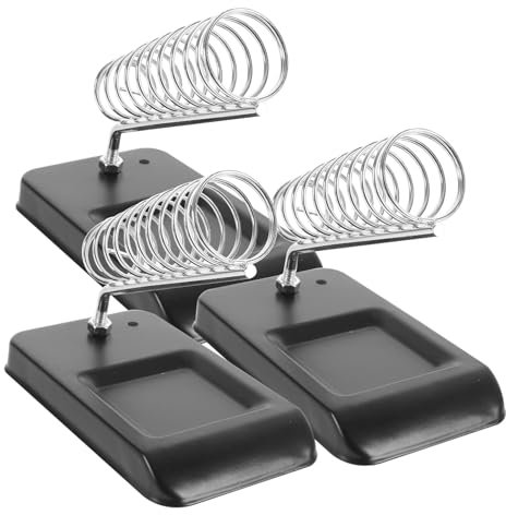 TOPBATHY 3pcs Heavy Duty Soldering Iron Holder Stand Multifunctional Electric Soldering Iron Rack for Hobbyists Electricians Portable and Reliable Support