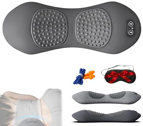 3 In 1 RüCkenmassagegeräT Zentira, Back Massager with Traction, Vibration & Heat, Ergonomic Massagekissen Rücken für Unteren Rücken, Nacken (SH)