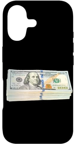 Carcasa para iPhone 17 Pila de Cien dólares Benjamin Franklin