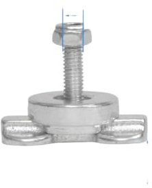 GKOKG Tie Down Anchor Quick Release Ring Bolt Compatible with Airline Rail Track Motorcycle Bicycle(M6X30 1pc)
