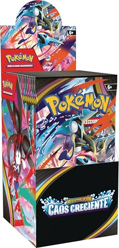 Pokémon: Expositor de Sobres de Mejora de Megaevolución-Caos Creciente (18 Sobres de Mejora)