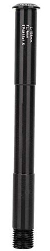Durchsteckachse, Quick Release 15 mm x 110 mm, Schwarz, aus Aluminiumlegierung, Durchgangsachse, Spieß, kompatibel mit Rockshox für Rockshox Revelation Wc, Xx, Rct3, Rlt, Rl (2014-2015)