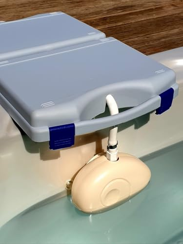 NivOmatic® Pro Régulateur Piscine Mallette Professionnel | Installation 1min Pisciniste | Chantier Skimmer Margelles Bac Tampon | 2ml Tuyau INOX 316L | Made in France | Garantie 2 Ans - Débit 800L/h