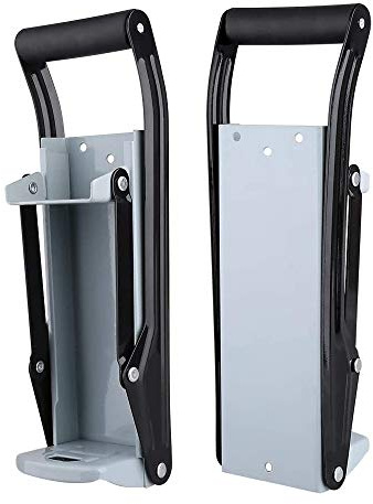 Rainberg® Trituradora de latas de 473 ml en aluminio ecológico, herramienta de reciclaje | Heavy Duty grande metal montado en la pared