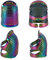 Yolev 4 Stücke Nähfingerhut Metall Dazzling Heller Fingerhutring Kupfer Nähfingerhut Fingerschutz Einstellbare Finger Metallschild Schutz Zubehör DIY Nähwerkzeuge