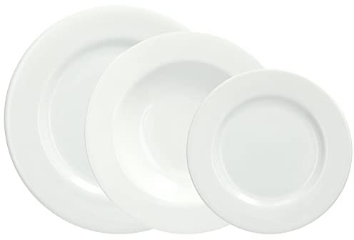 Tognana Ambiente middagsservis för 6 personer, 18 stycken, porslin, vit