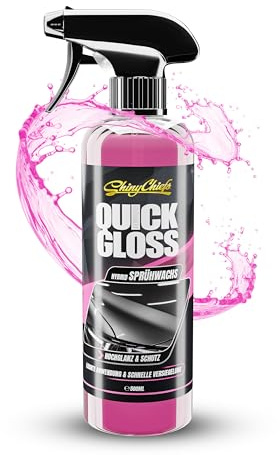 ShinyChiefs QCKGLOSS Ultimate Sprühwachs - KFZ Glanz-Reinigung - 500ml | mit Carnauba Wachs - Versiegelung für Lackoberflächen, Scheiben und Chrom - 2 in 1 Autoreiniger-Spray-Wax