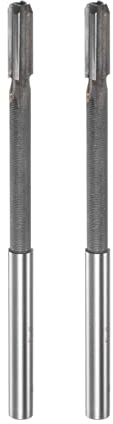 sourcing map 2 Stück Hartmetall Reibahle 5.2 mm, 4 Schneidig, H8/H7 Genauigkeit, Sandstrahlbeschichtung Maschinenreibahle für Metall Holz Gerade Nut Hochgeschwindigkeitsstahl Werkzeug