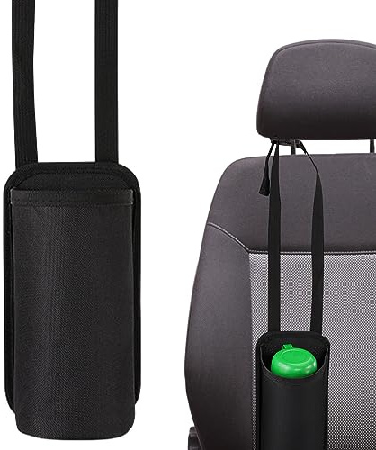 Gusengo Almacenamiento para extintor Incendios - Soporte Bolsa para Respaldo Asiento Coche para extintor Incendios | Almacenamiento portátil Vasos Agua, Soporte
