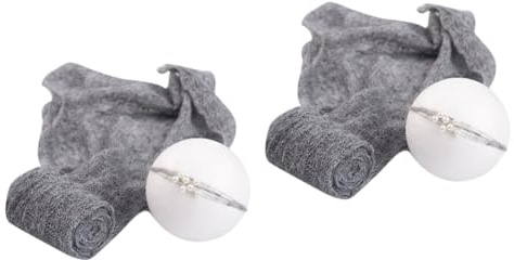 Toyvian 2stücke Mohair-wickelset Für Neugeborene Kuschelige Fotorequisiten Für Babyfotografie Mit Passendem Kopfband Für Unvergessliche Erinnerungsfotos