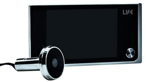 ECI ELETTROFORNITURE 64.SP035 Spioncino digitale, monitor 3.5 a colori, per porte blindate