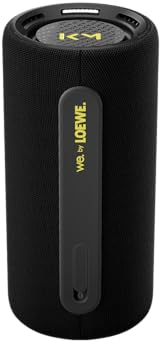 LOEWE We. Hear Pro Black, Haut-Parleur Bluetooth, coopération avec Kylian Mbappé, 100 W, résistant à l'eau IPX6, Portable, Batterie 24h, powerbank