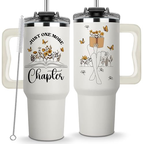 LIERIE8888 Just One More Chapter Tumbler 40Oz - Book Lover Gifts for Women