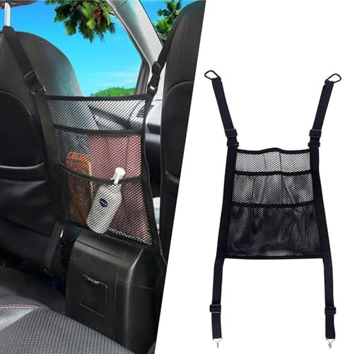 OINTJWWO per Renault Austral E-Tech Hybrid 2023 Rete Portaoggetti Auto, Borsone Sedili Posteriori Auto, Organizzatore Universale Sedili Auto, Rete Riporre Gadget Accessori
