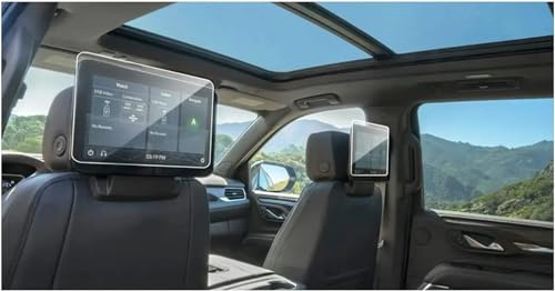 Láminas Protectoras de Pantalla para Tahoe, Suburban y Yukon (2021, 2022 y 2023), 2 Unidades, película Pet de 12,6 Pulgadas para el Asiento Trasero, Accesorios para el Interior del Coche.