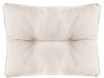 Best Wool Lounge Kissen für Rattan Gartenmöbel 60x40 cm - Loungekissen für Stuhl - Rückenlehne Rattanmöbel - Hochwertiges Polypropylen