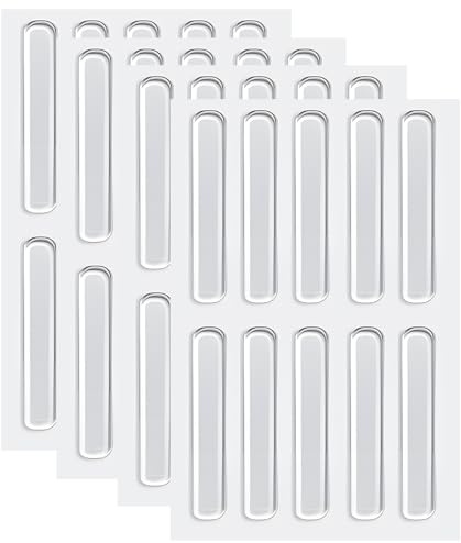 40 PCS Tampons de Protection Transparents, Pare-Chocs de Meubles Anti-Bruit, Pare-Chocs en Caoutchouc Tapis pour Portes d'armoire, Cuisine, Salle de Bain, Bureau - Protection et Silence