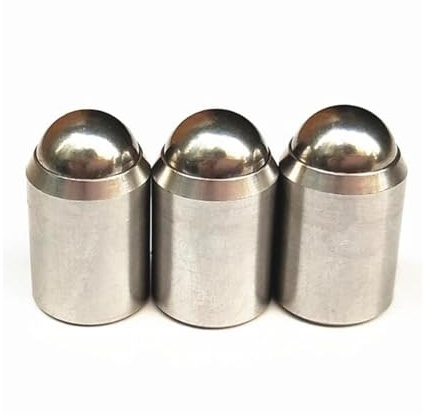 UZAMIRLEX Pistoncini a Molla, Perline di Posizionamento del Corpo Lisce con stantuffo a Sfera in Acciaio Inossidabile M2-M5x2,5-6 mm, Confezione da 10(M2 x 3mm)