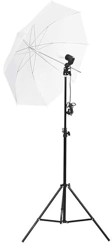 Set di illuminazione per studio fotografico, con 2 ombrelloni e 3 sfondi, controllo della luce professionale per foto perfette, ideale per fotografi, influencer e creatori di contenuti