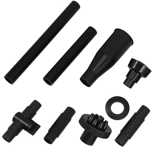 Veemoon 9 Pièces Jet Eau pour Fontaine Submersible Têtes de Pulvérisation pour Petits Bassins Détachées pour Fontaines Extérieur Accessoires pour Bassins à Poissons Buses de Rechange