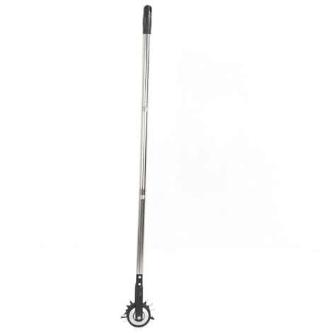 AKLOSIPY Bordatrice Rotativa per Bordi con Taglierina Manuale in Acciaio Inossidabile al Manganese a Ruota Singola Facile Cura del Prato e Manutenzione del Giardino (#11)