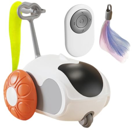 para Gatos con Control Remoto, Inteligente Recargable, Juguetes para Gatos, Control Remoto, para Material Flexible, Dispositivo Interactivo para Mascotas, función de Juego