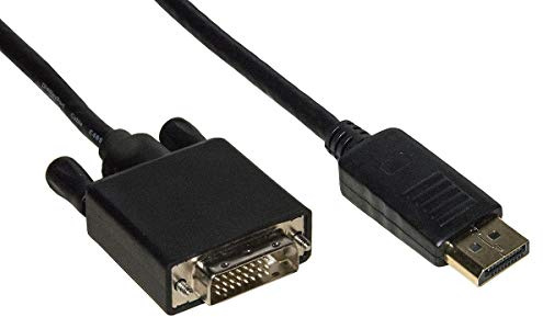 LINK LKCDPDVI3010 - Confezione 10 Cavi DisplayPort Maschio – DVI Maschio 3m – Contatti Dorati – Compatibile PC, Monitor, Gaming