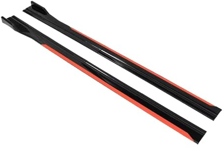 Auto-Seitenschweller Für 1er 2er 3er 4er 5er Reihe E46 E90 F10 F20 8-teiliges 2.2m Seitenschweller-Verlängerungsset Mit Lippe Und Stoßstangenverbreiterung