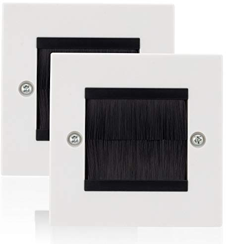 novaato 2 x encastrer Bâche – Pratique blenden de Finition pour Ajoutez Une Touche Passe-câble