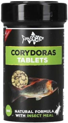 FishScience Corydoras Fish Food Tablets Complete 50g (100ml) Aquarium