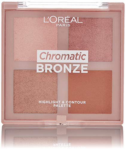 L'Oréal Paris Chromatic Bronze Highlight & Contour Palette 01, 10 g