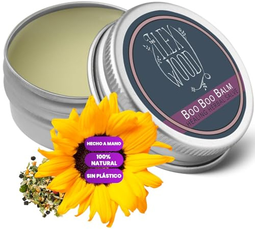 The Ilex Wood – pflanzliche Heilsalbe Boo Boo Balsam – gegen Hautirritationen, Kratzer, Bisse und Stiche, frei von Palmöl, tierversuchsfrei, plastikfrei, handgefertigt – 100 ml