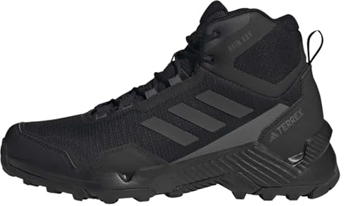 adidas För Män Eastrail 2.0 Mid RAIN.RDY Waterproof Hiking Shoes, Core Black/Carbon/Grey Five, 42 EU