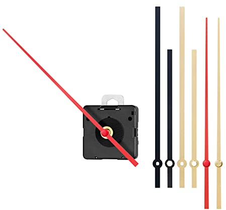 Dugena Quarz-Uhrwerk-Set ME 838, inklusive Zeiger-Set, 1 Stück, zum Einbauen, Größe:ZWL 16.2 mm. extra stark