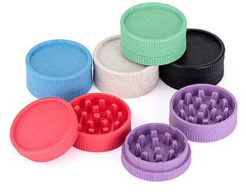 Molinillo de hierbas portátil de 55 mm, 6 unidades, 6 colores