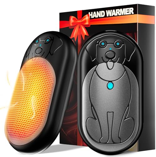 Electric Hand Warmers Rechargeable 2 Pack 3000Mah*2, Portable Heater Battery Powered, Men Women Gifts for Chrismas, Outdoor Camping, Hunting