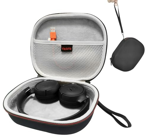 Étui pour Casque JBL Tune 510BT /JBL Tune 520BT/500, étui Rigide Eva pour JBL Tune 760 NC/JBL Tune500BT/JBL Tune500/JBL Tune600BTNC Casque Bluetooth Pliable sans Fil (Noir)