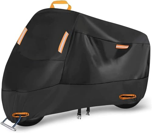 JXZXC Fundas para Motos para BMW K 1600 GT/K 1600 GTL/K 1600 B/K 1600 Grand America (2011-2022), Tela Oxford Exterior Funda Motorcycle Cover Impermeable Anti UV Accesorios.,Black