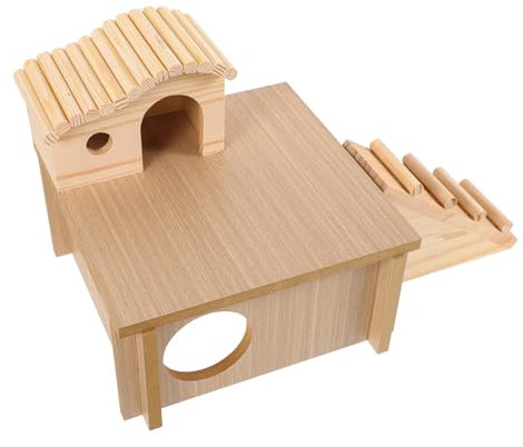 SEWOART Hamster-Spielplatz-plattformhaus Als Versteckspielzeug Für Kleintiere Leicht Zu Reinigen Und Vielseitig Einsetzbar Für Hamsternest Und Hamsterversteck