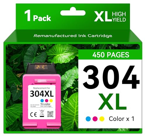 304XL Tintenpatronen kompatibel für HP 304 XL Farbe Druckerpatronen - Kompatibel für HP DeskJet 2620 2630 3720 3730 3750 3760 Serie & Envy 5020 5030 - Ersetzt HP 304 XL | CH563X - Hohe Reichweite