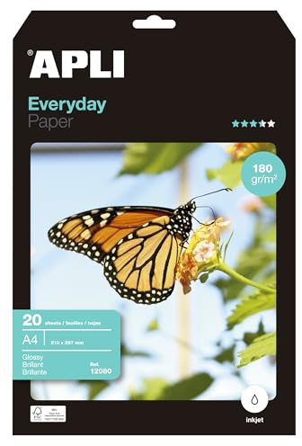 APLI 12080 Everyday A4 Photo Paper 180g 20 Sheets