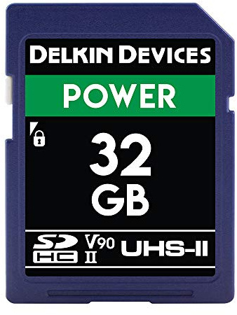 Delkin Devices 32GB POWER SDHC UHS-II (V90) Memory Card (DDSDG200032G)