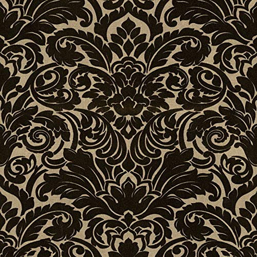 Papier peint intissé baroque Tapisserie chambre 335834 33583-4 Architects Paper Castello | Noir/Anthracite | Rouleau (10,05 x 0,52 m) = 5,23 m²