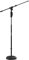 Audibax Base 10E - Supporto per Microfono da Pavimento - Supporto con Base Rotonda - Altezza Regolabile con Easy Block da 85 a 147 cm - Supporto a Braccio Durevole con Base Solida